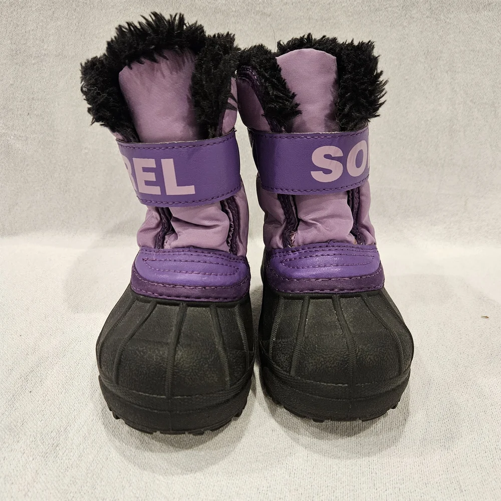 Sorel Kids' Violet and Black Winter Boots